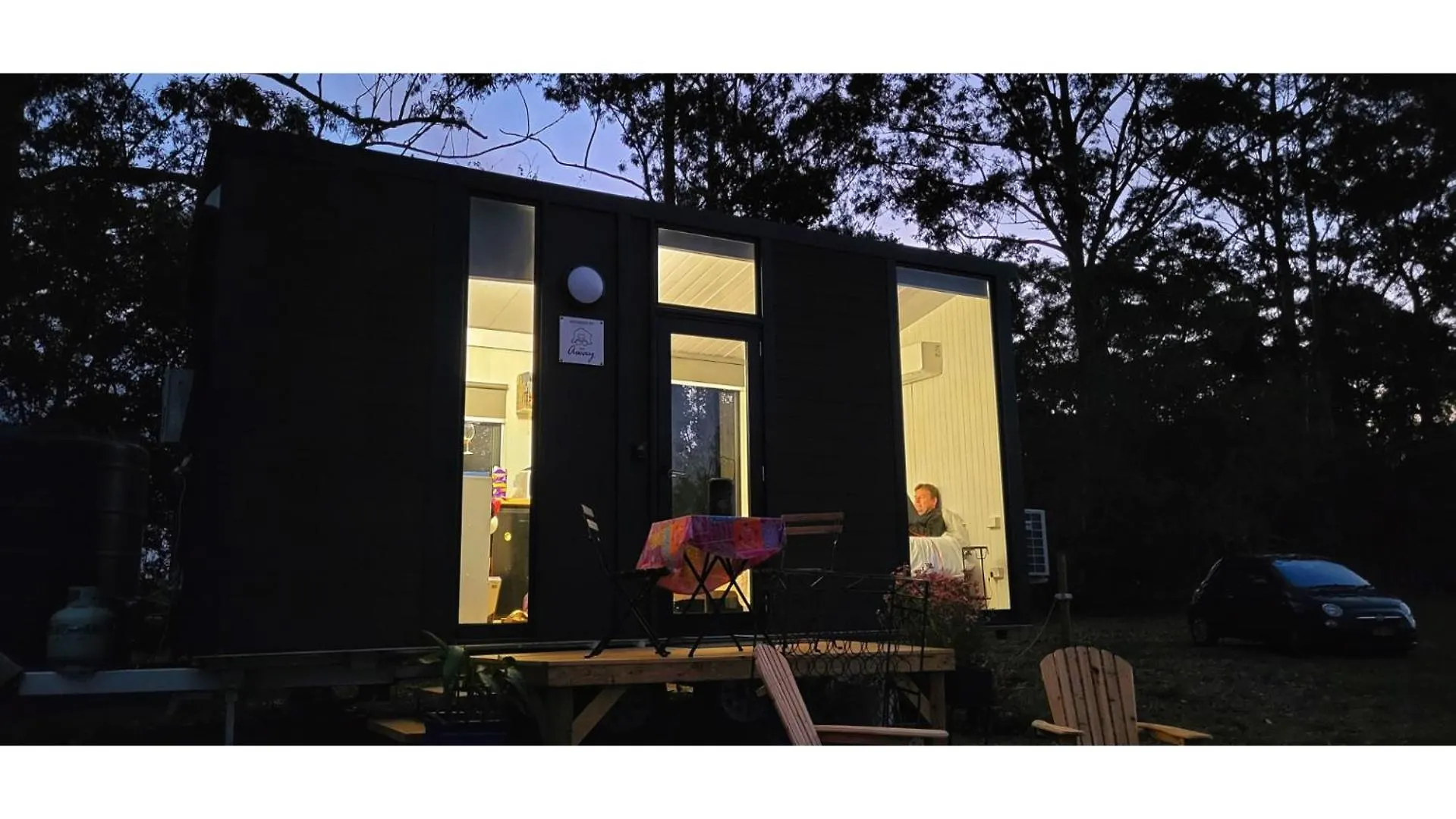 White Jacaranda Tiny House By Tiny Away Villa Maleny