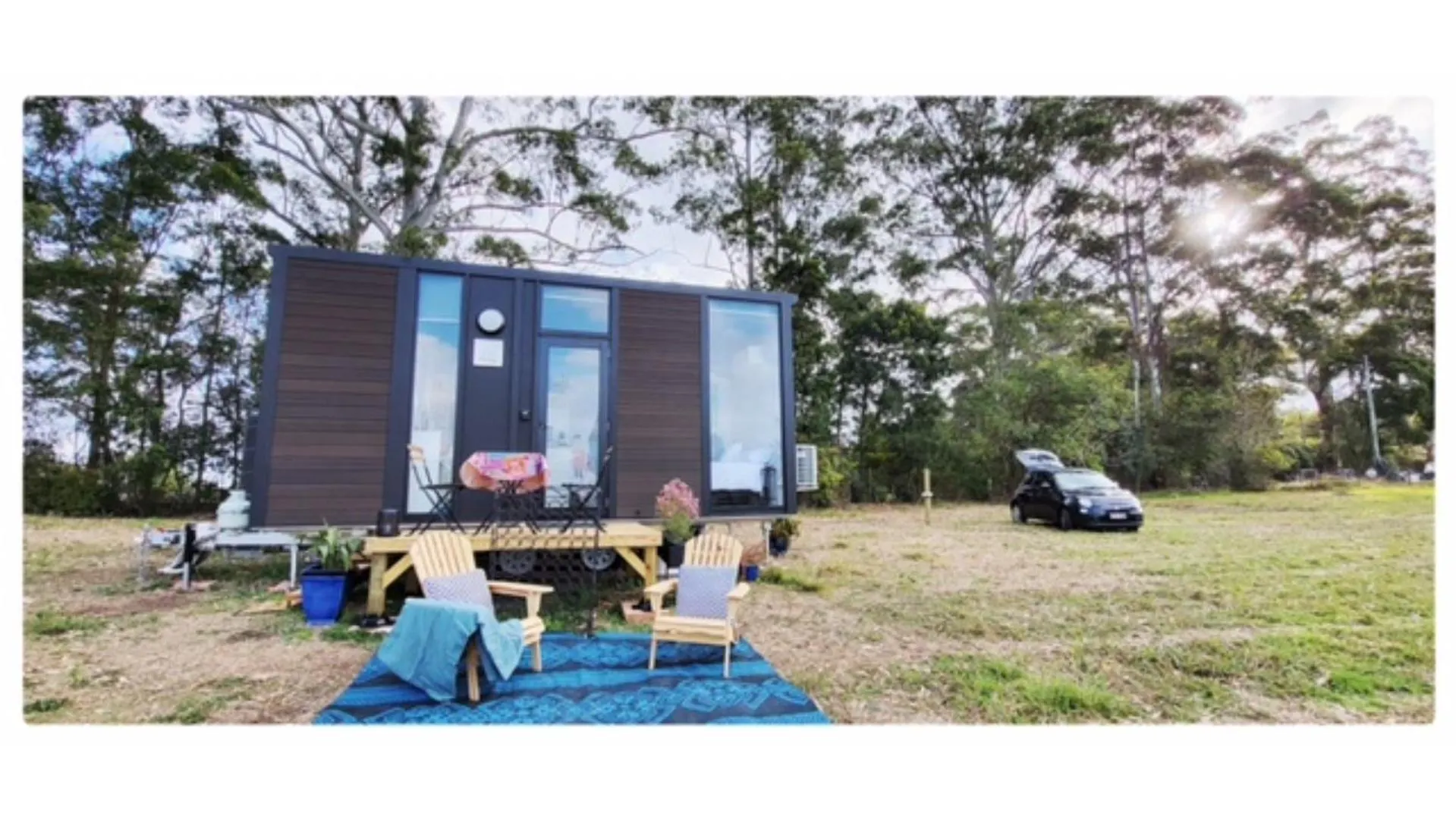 Tatil Evi White Jacaranda Tiny House By Tiny Away Villa Maleny